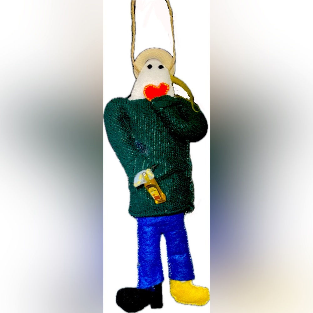 Mummer Ornament Hand Sewn